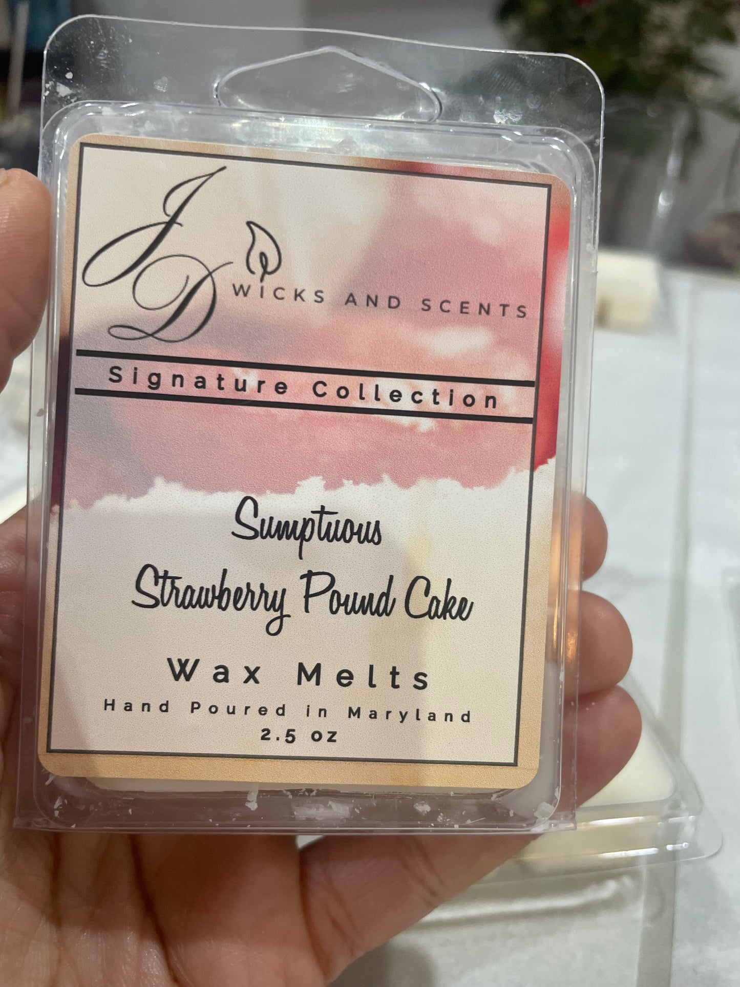 Sumptuous Strawberry Pound Cake 2.5 oz - Wax Melt Collection